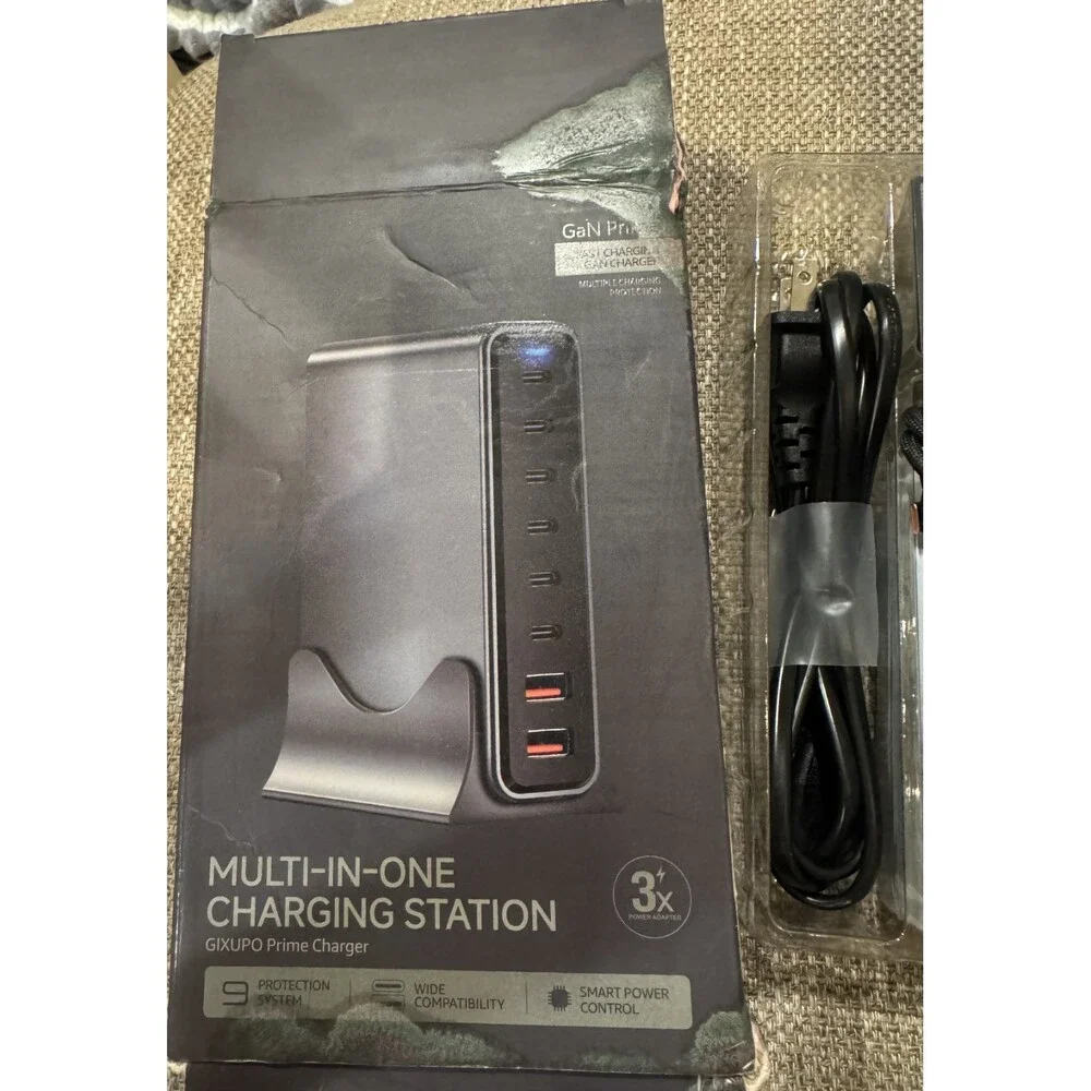 Gixupo Multi In One 420W Charging Station New Black